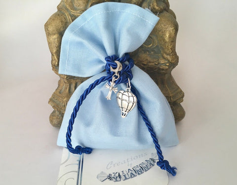 10 pcs.-HAND MADE favor bags-Elegant Baptism favors-Orthodox Baptism bomponieres-Baptism for boys-Christening-mi bautizo-air balloon favors