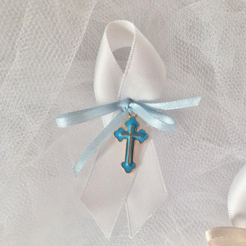 10 Traditional martyrika-martyrika for girls-martyrika for boys-witness pins-Orthodox Baptism items-Christening-blue martirika