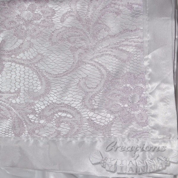BHM06 Lilac/ White Blanket