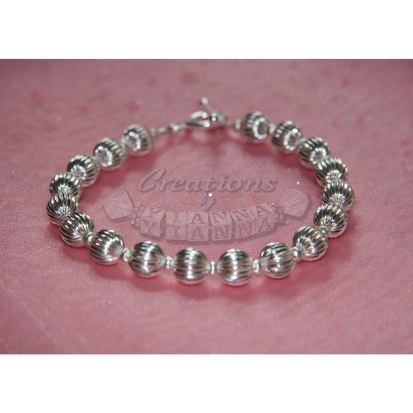 SSB4FLUTE-Sterling silver bracelet-hand made jewelry by Yianna-gifts for her